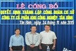 Thành lập CĐ cơ sở Công ty CP KCN Tân Bình